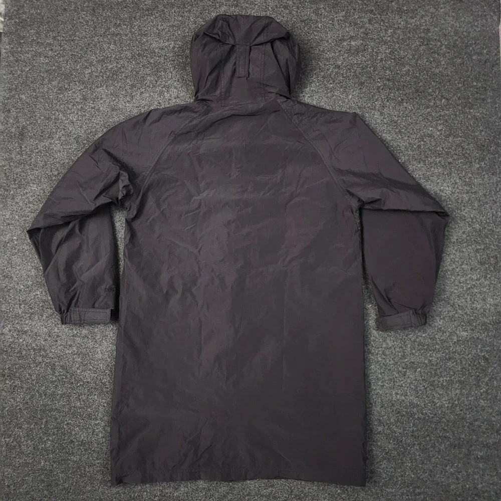 L.L. Bean Womens Medium Black Gortex Extreme Wet Weather Full Zip Hooded Jacket - Picture 3 of 12